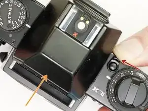 Pentax LX Mirror Box Removal