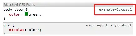 Here you can see the property "services" is missing