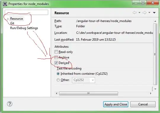 View of files to validate and the fatal error