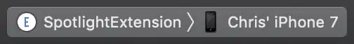 Screenshot of problem