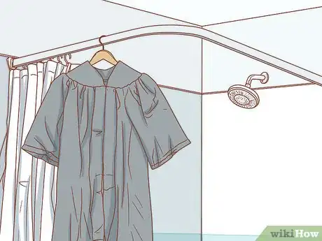 Image titled Get Wrinkles Out of a Graduation Gown Step 2