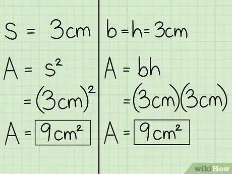 Image titled Find the Area of a Square Step 3