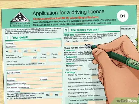 Image titled Apply for a Driver's License in the UK Step 4