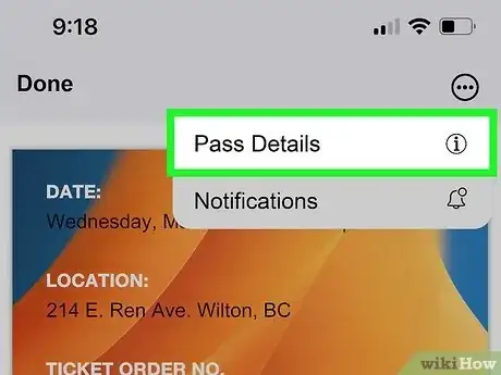 Image titled Add a Ticket to an Apple Wallet Step 11