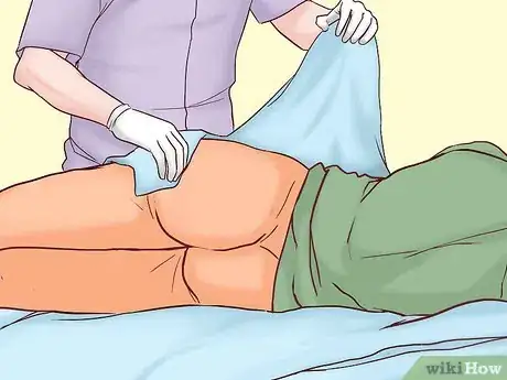 Image titled Change a Disposable Adult Diaper While Lying Down Step 16