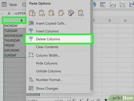 Image titled Change from Lowercase to Uppercase in Excel Step 13