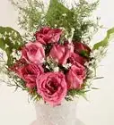 Arrange a Dozen Roses in a Vase