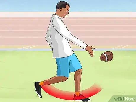 Image titled Kick a Good Drop Punt in Football Step 8