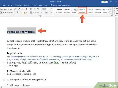 Image titled Write a Table of Contents Step 9