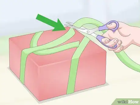 Image titled Tie a Ribbon Around a Box Step 13