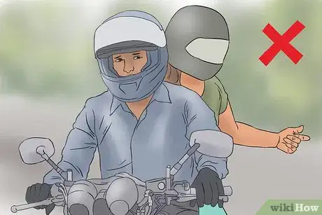 Image titled Ride on the Back of a Motorcycle Step 19