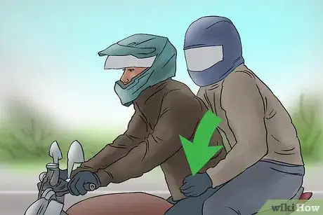 Image titled Ride on the Back of a Motorcycle Step 13