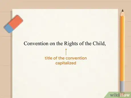 Image titled Cite the United Nations Convention on the Rights of the Child in APA Step 1