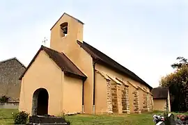 The church in Darbonnay