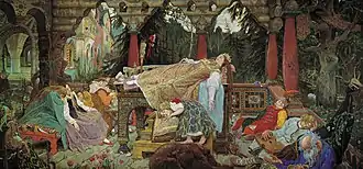 Sleeping Princess by Viktor Vasnetsov