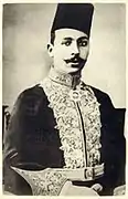 Mustafa Kamil with his official dress