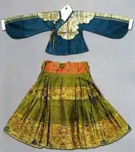 Waist-length jacket (ao) with pipa sleeves, Ming dynasty.