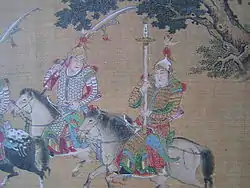 Ming soldiers carrying a dao and jian