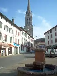 The church of Saint Jean-Baptiste and surroundings