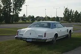 1977 Continental Mark V, rear view