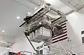 ELC-2 underside during its transfer into the payload canister in the SSPF