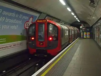 Image 36Victoria line 2009 Stock train at Euston.