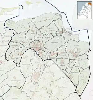 Oosternieland is located in Groningen (province)