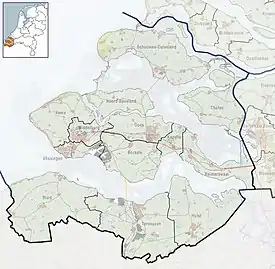 Biervliet is located in Zeeland