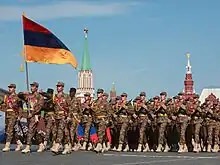 Members of the unit during the 2010 Moscow Victory Day Parade.