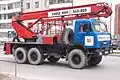 KamAZ-43114 with APT-28 lift in Tyumen (2014)