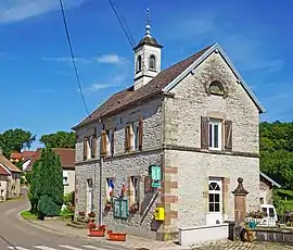 The town hall in Georfans