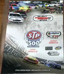 2018 STP 500 program cover