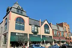 Duckworth Building and Odd Fellows Hall on Main Street