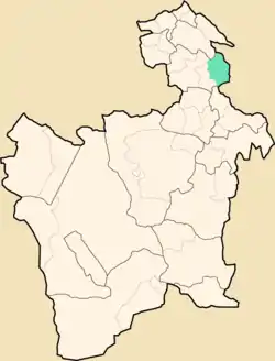 Location within Potosí Department