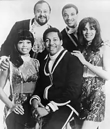 The 5th Dimension in 1969Back row: Townson and McLemore.Front row: LaRue, Davis, and McCoo.