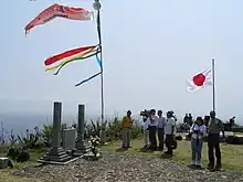 The 60th anniversary reunion at the Japanese part of the memorial