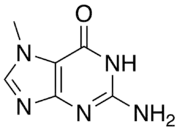 Chemical structure of 7-methylguanine