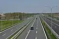 A1 motorway through Novi Sad, Serbia