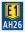 AH26 (E1) sign.svg