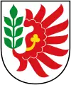 The wing of the Tyrolean Eagle on the coat of arms of Jungholz