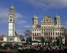 Perlachtower with Town Hall