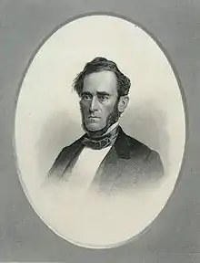 Engraving of Abel Stevens by Fitz Edwin Jones.