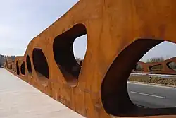 Abetxuko Bridge in Vitoria, Spain