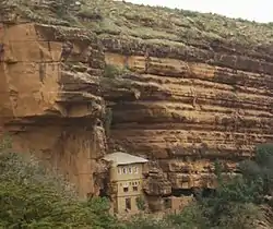 Abuna Aregewi church in Zeyi, holding the entrance of the Zeyi cave