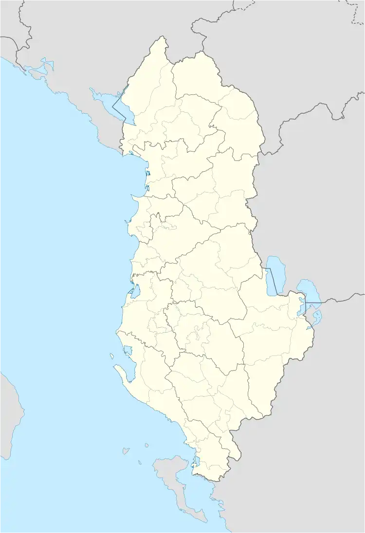 Livinë is located in Albania