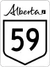 Highway 59 marker