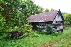 Ambrose Blackburn Farmstead original shed