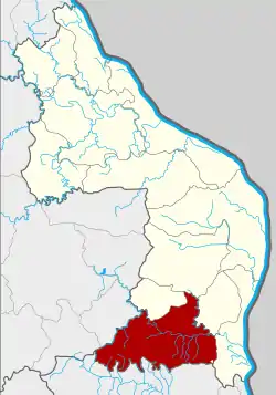 District location in Nakhon Phanom province