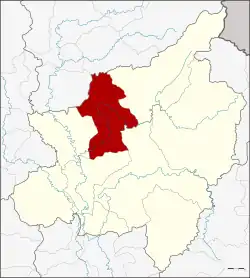 District location in Phitsanulok province