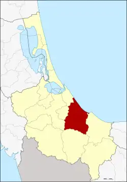 District location in Songkhla province